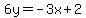 6y=-3x%2B2