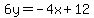 6y=-4x%2B12