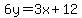 6y=3x%2B12