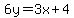 6y=3x%2B4