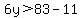 6y%3E83-11