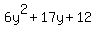 6y%5E2%2B17y%2B12