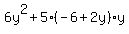 6y%5E2%2B5%28-6%2B2y%29y