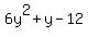 6y%5E2%2By-12