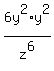 6y%5E2%2Fz%5E6%2Ay%5E2