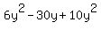 6y%5E2-30y%2B10y%5E2