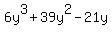 6y%5E3%2B39y%5E2-21y