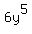 6y%5E5