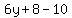6y+%2B+8+-+10