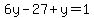 \"6y-27%2By=1\"