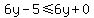 6y-5%3C=6y%2B0