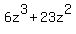 6z%5E3+%2B+23z%5E2