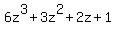 6z%5E3+%2B+3z%5E2+%2B2z+%2B+1