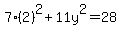 7%282%29%5E2+%2B11y%5E2+=28
