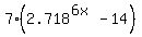 7%282.718%5E%286x%29+-+14%29%29