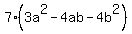 7%283a%5E2-4ab-4b%5E2%29