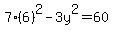 7%286%29%5E2-3y%5E2=60