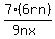 7%286rn%29%2F%289nx%29