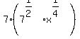 7%287%5E%281%2F2%29%2Ax%5E%281%2F4%29%29