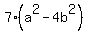 7%28a%5E2-4b%5E2%29