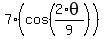 7%28cos%282%2Atheta%2F9%29%29