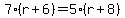 7%28r%2B6%29=5%28r%2B8%29