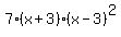 7%28x+%2B+3%29%28x+-+3%29%5E2