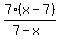 7%28x-7%29%2F%287-x%29