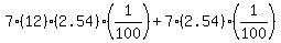 7%2A%2812%29%2A%282.54%29%281%2F100%29%2B7%2A%282.54%29%2A%281%2F100%29