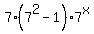 7%2A%287%5E2-1%29%2A7%5Ex