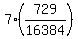 7%2A%28729%2F16384%29