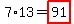 7%2A13+=+highlight%2891%29