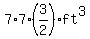 7%2A7%2A%283%2F2%29+ft%5E3