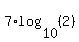 7%2Alog%2810%2C%282%29%29