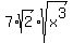 7%2Asqrt%282%29%2Asqrt%28x%5E3%29%29