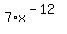 7%2Ax%5E%28-12%29
