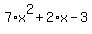 7%2Ax%5E2%2B2%2Ax-3