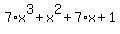 7%2Ax%5E3%2Bx%5E2%2B7%2Ax%2B1