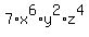 7%2Ax%5E6%2Ay%5E2%2Az%5E4