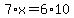 7%2Ax+=+6%2A10