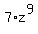 7%2Az%5E9