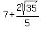 7%2B2sqrt%2835%29%2F5
