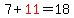 7%2Bred%2811%29=18