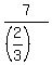 7%2F%28%282%2F3%29%29