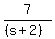 7%2F%28%28s%2B2%29%29