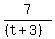 7%2F%28%28t%2B3%29%29