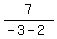 7%2F%28-3-2%29