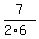7%2F%282%2A6%29