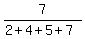 7%2F%282%2B4%2B5%2B7%29