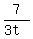 7%2F%283t%29